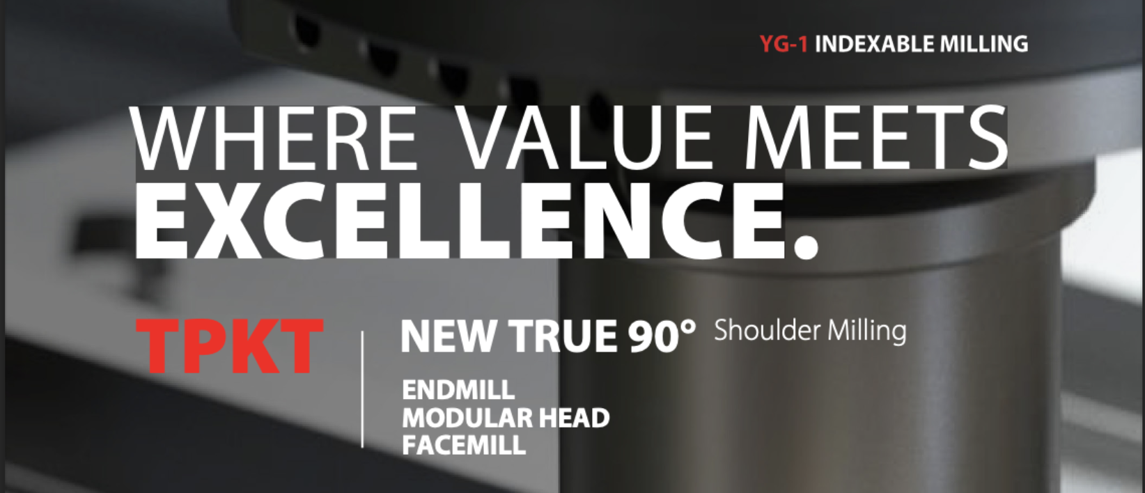 YG – TPKT INDEXABLE MILLING PROMO illustration